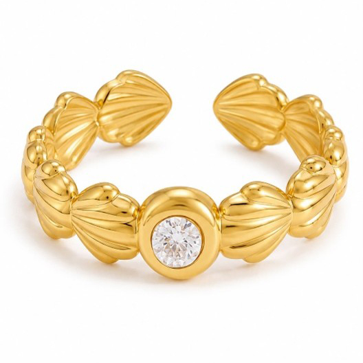 Olivia Leaf Ring